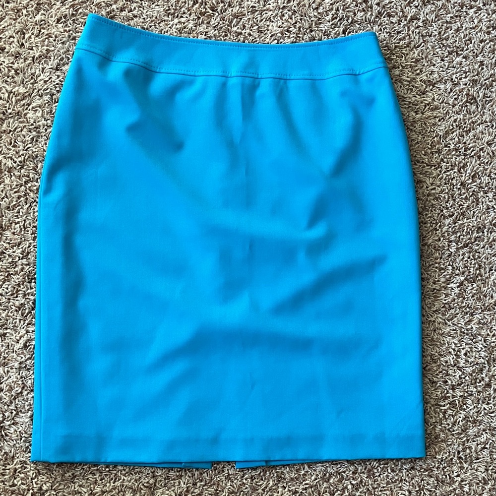 Tahari ASL Vibrant Blue Pencil Skirt